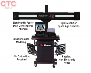 Thiết bị kiểm tra góc đặt bánh xe ô tô 3D