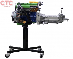 Mô hình cắt bổ động cơ xăng đa điểm điện tử + hộp số 5 tốc độ + ly hợp